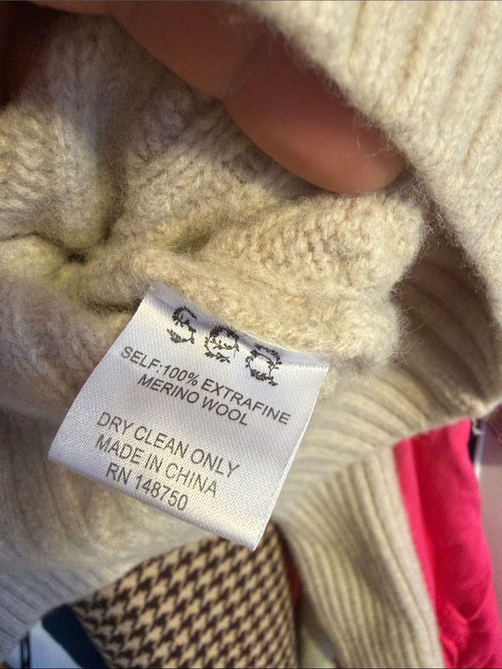 Sea New York Cable Stitch Sweater Extrafine Merino Wool in Barley Small Luxury - Picture 16 of 16